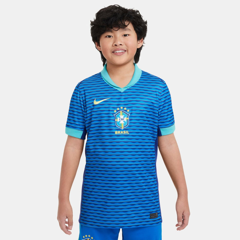 Conjunto Infantil Brasil Away Nike Torcedor 24/25 - Rezenha 10 FC