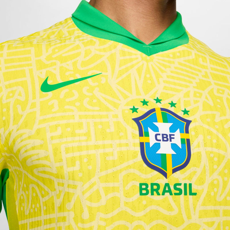 Camisa Brasil Nike Home Masculina Jogador 24/25 - Rezenha 10 FC
