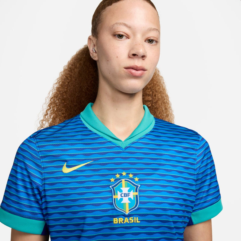 Camisa Brasil Nike Away Feminina Torcedor 24/25 - Rezenha 10 FC