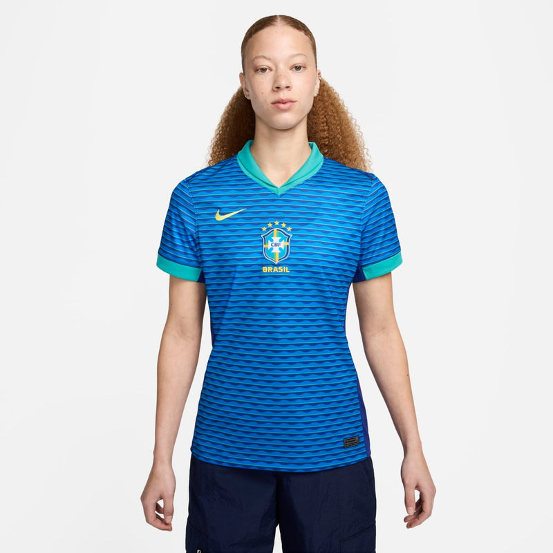 Camisa Brasil Nike Away Feminina Torcedor 24/25 - Rezenha 10 FC