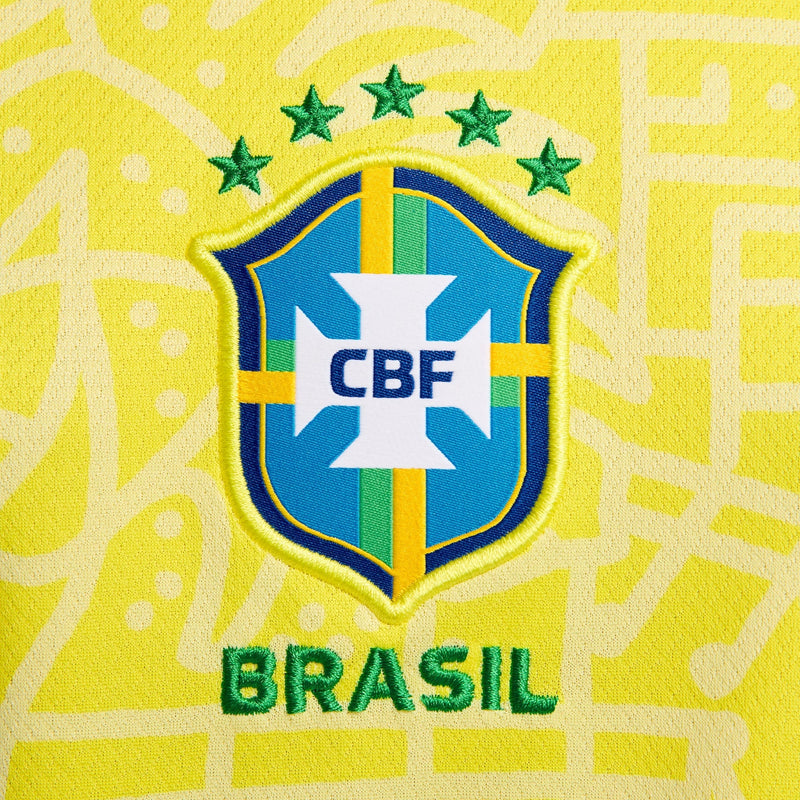 Camisa Brasil Nike Home Feminina Torcedor 24/25 - Rezenha 10 FC