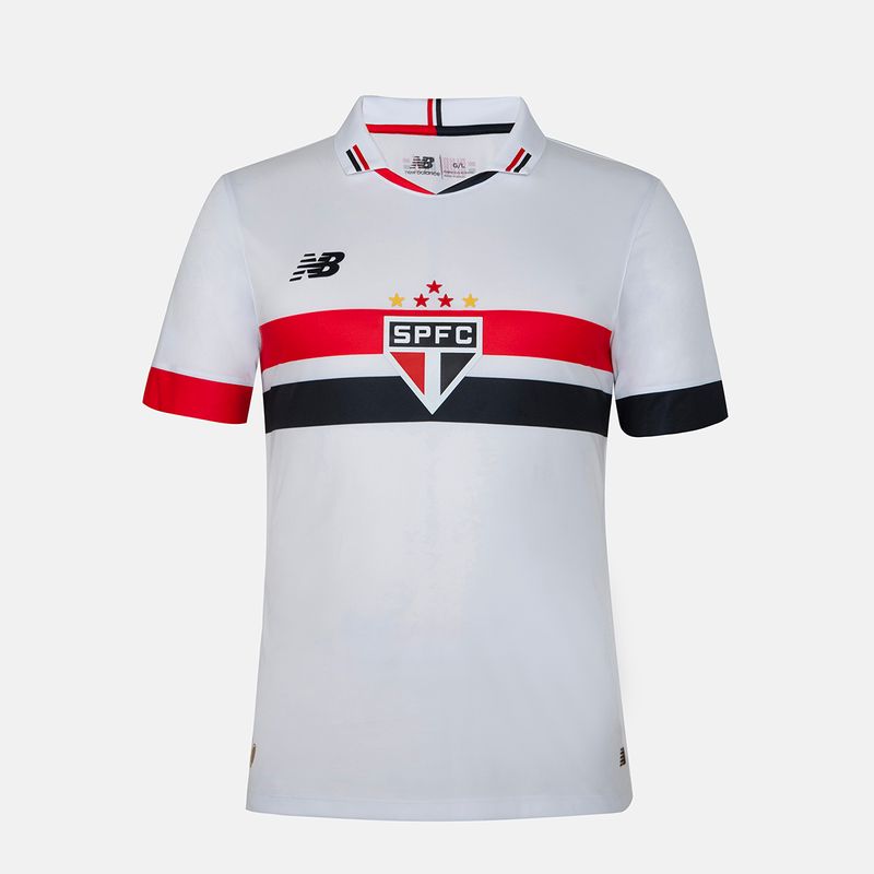 Camisa São Paulo Home 24/25 Versão Jogador New Balance - Rezenha 10 FC