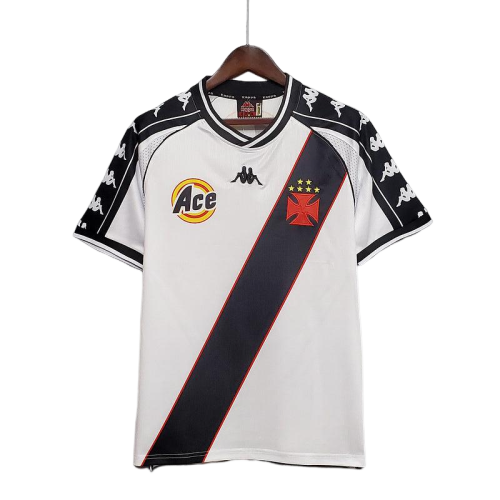 Camisa Kappa- Vasco Away Retro 2000/01- Branco - Rezenha 10 FC