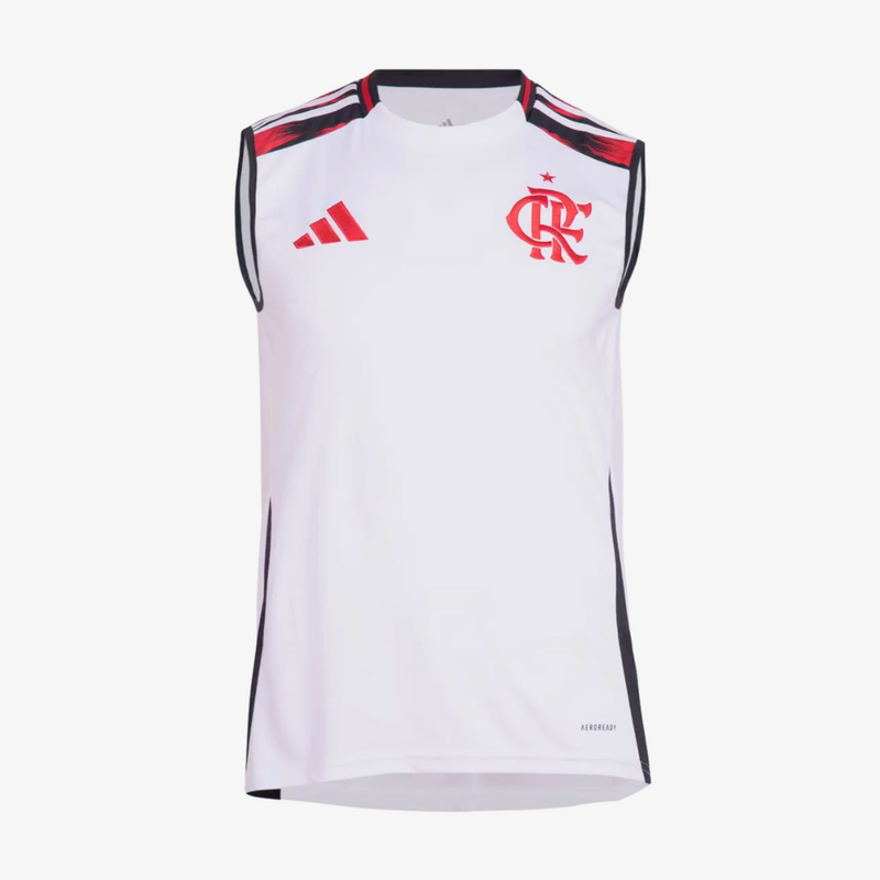 Regata Flamengo 25/26 Away Adidas Torcedor - Branca - Rezenha 10 FC