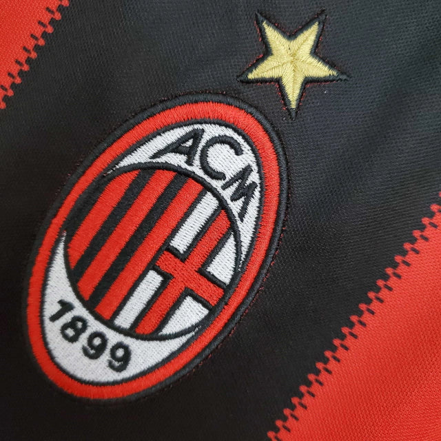 Camisa Milan Retrô 2010/2011 Vermelha e Preta - Adidas - Rezenha 10 FC