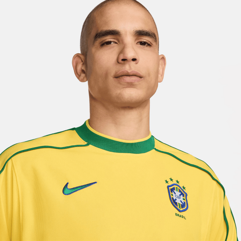 Camisa Nike Reedição Brasil 1998 Masculina - Rezenha 10 FC