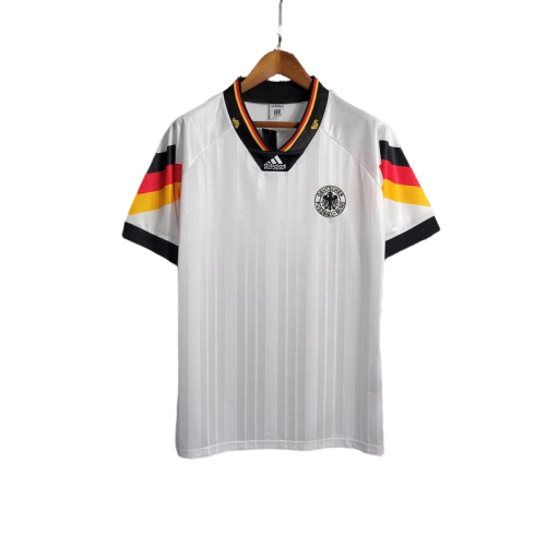Camisa Alemanha Away Adidas 1992/93 Retrô- Branco - Rezenha 10 FC