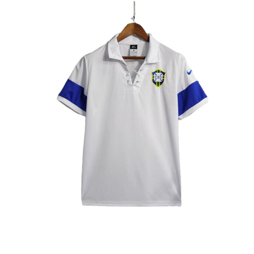 Camisa Retrô Brasil Nike 2004/05 Masculino Branco - Rezenha 10 FC