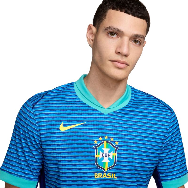Camisa Brasil Nike Away Masculina Jogador 24/25 - Rezenha 10 FC
