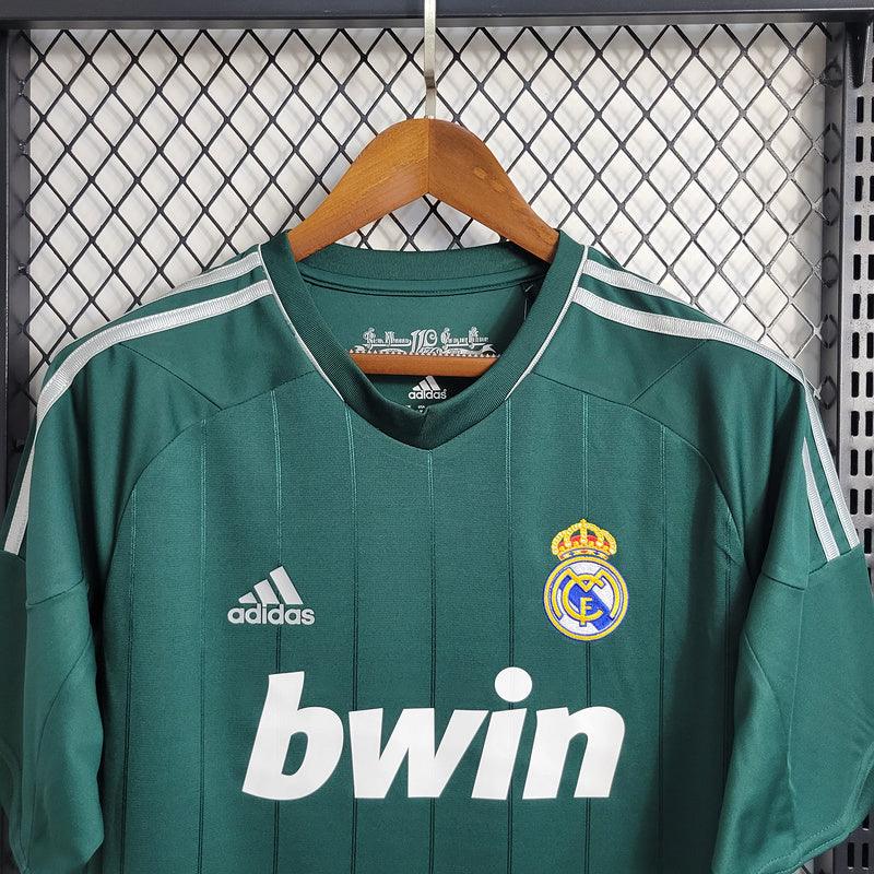 Camisa Retrô Real Madrid Away Adidas 2012/13 Masculino  Verde - Rezenha 10 FC