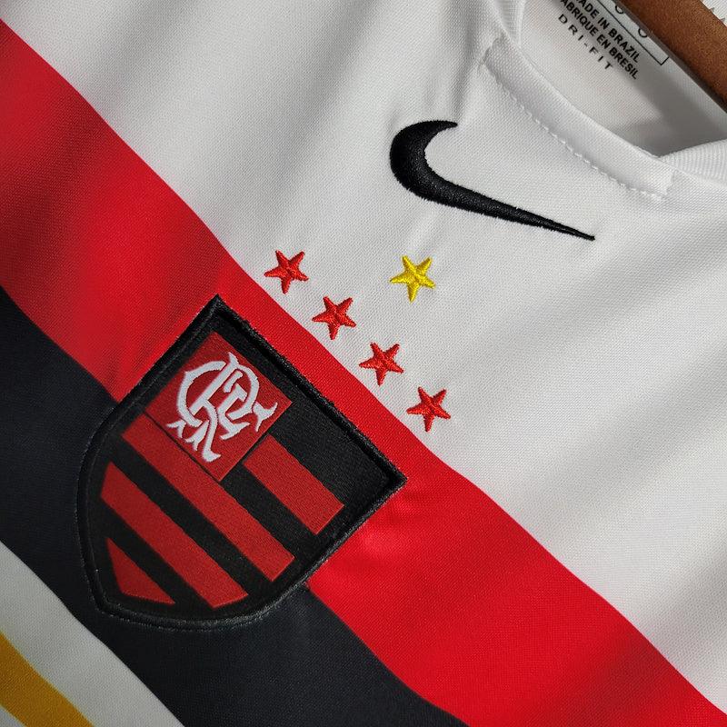 Camisa Flamengo II Away Retrô 2002/03 Adidas Masculina - Branco - Rezenha 10 FC