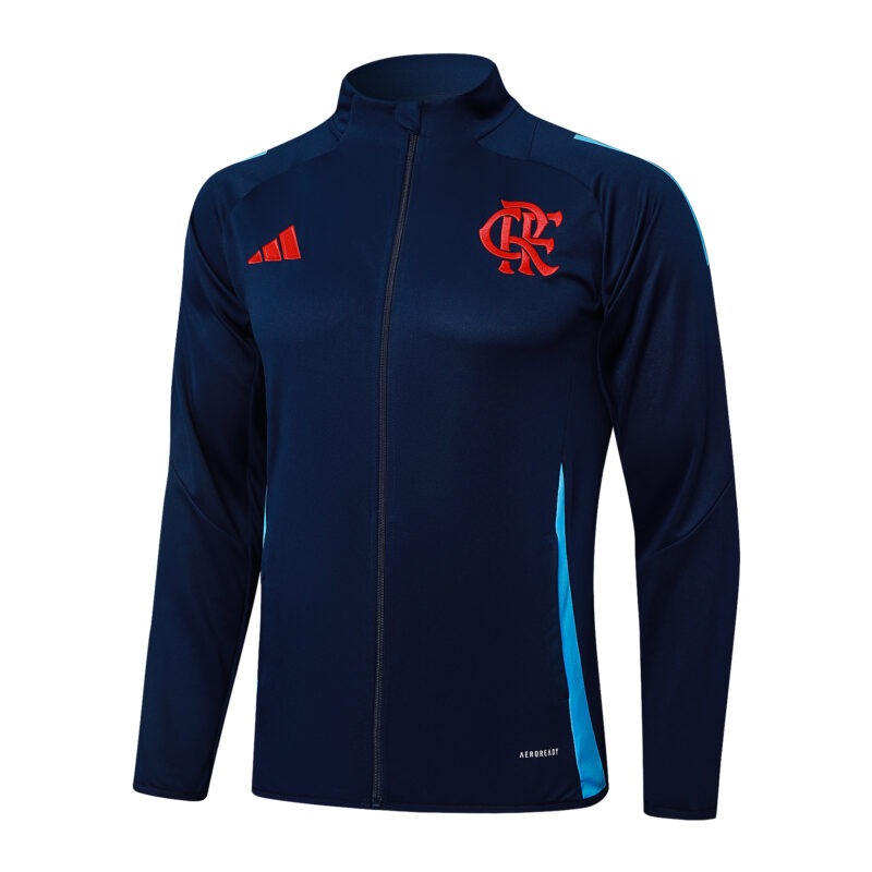 Jaqueta de Viagem Flamengo 25/26 - Azul Escuro - Rezenha 10 FC