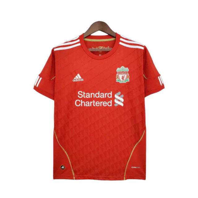 Camisa Liverpool Retrô 2010/2011 Vermelha - Adidas - Rezenha 10 FC