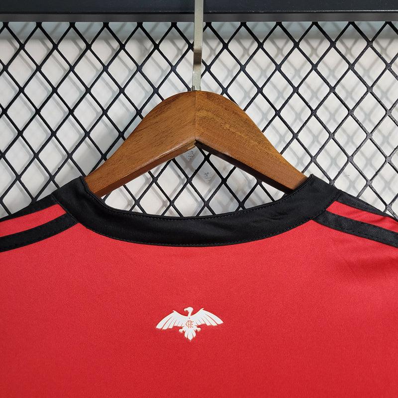Camisa Flamengo I Home Retrô 2017/18 Adidas Masculina - Vermelho - Rezenha 10 FC