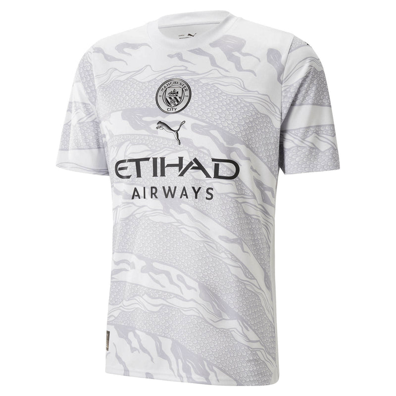 Camisa Manchester City “Ano do Dragão de Madeira” Edição Especial Torcedor 2024 - Cinza - Rezenha 10 FC
