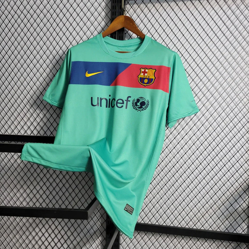 Camisa Barcelona Retrô II 10/11 Nike Masculina Verde - Rezenha 10 FC