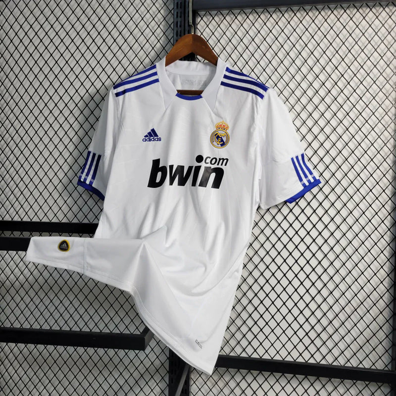 Camisa Retrô Real Madrid I Home Adidas 2010/11 Masculino Branco - Rezenha 10 FC