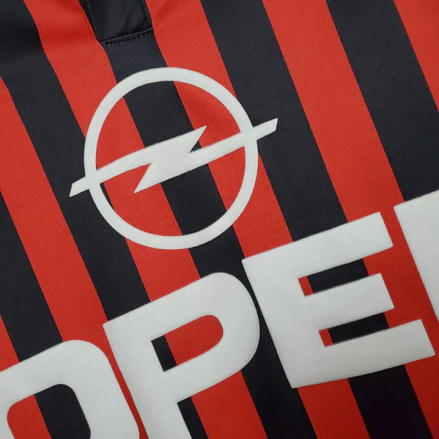 Camisa Milan Retrô 1999/2000 Vermelha e Preta - Adidas - Rezenha 10 FC