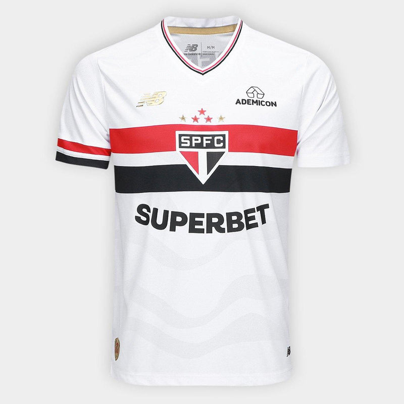 Camisa São Paulo 25/26 Home New Balance Torcedor - Lucas Nº7 - Rezenha 10 FC