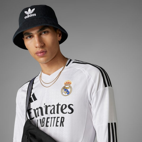 Camisa Real Madrid Home Manga Longa 24/25 Adidas Torcedor Masculina - Rezenha 10 FC