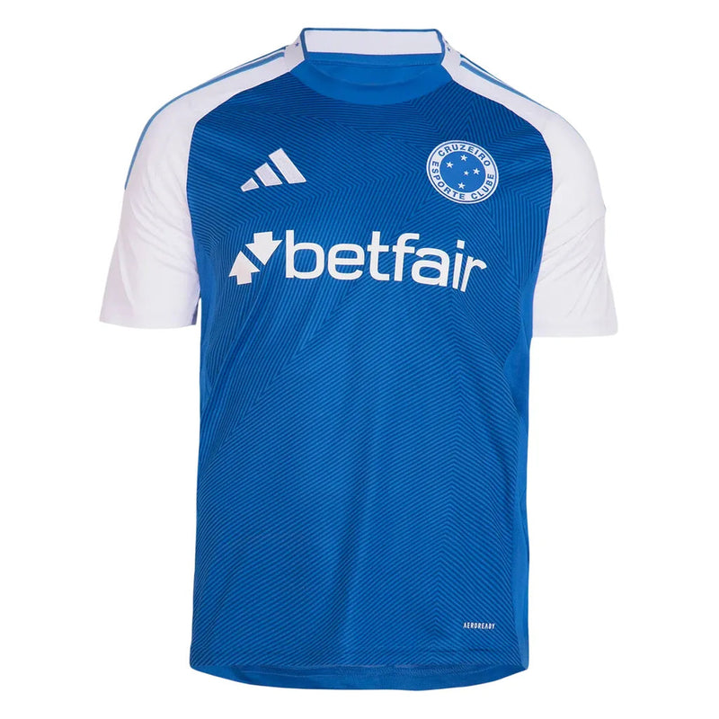 Camisa Cruzeiro 25/26 Home Adidas Torcedor - Azul - Rezenha 10 FC