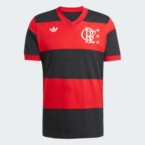 Camisa Flamengo Comemorativa 81 Adidas 2025 Vermelha - Edição Especial - Rezenha 10 FC