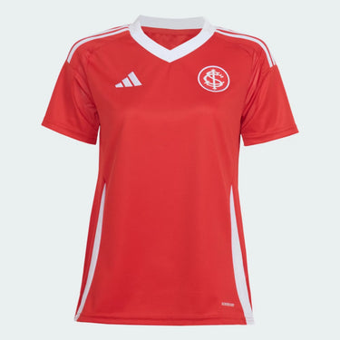 Camisa Feminina Internacional 25/26 Home Adidas Torcedor - Vermelha - Rezenha 10 FC