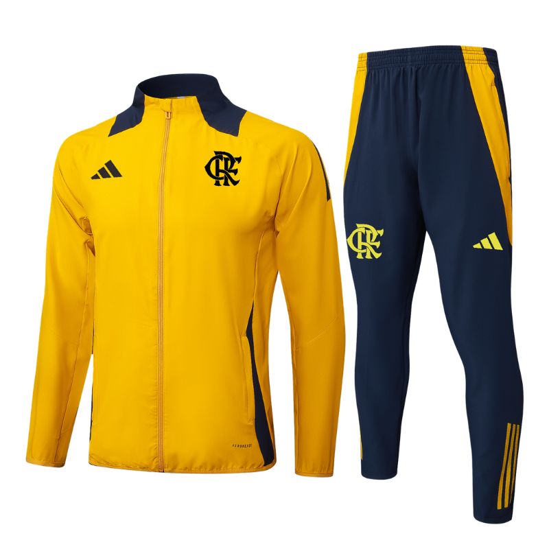 Conjunto Agasalho de Viagem Flamengo 25/26 - Amarelo - Rezenha 10 FC