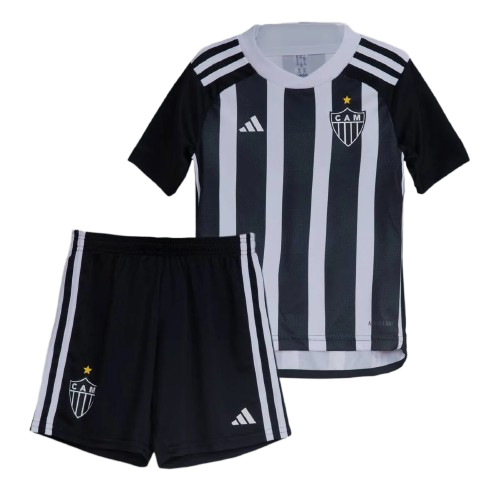 Conjunto Infantil Atlético Mineiro Home 24/25 Adidas Torcedor - Rezenha 10 FC