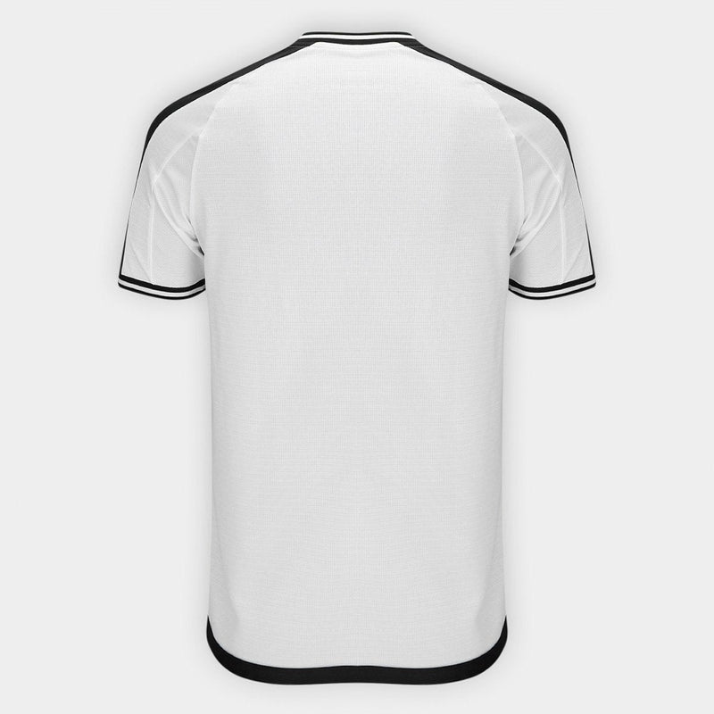 Camisa Vasco Away 24/25 Torcedor Kappa Masculina - Branco e Preto - Rezenha 10 FC
