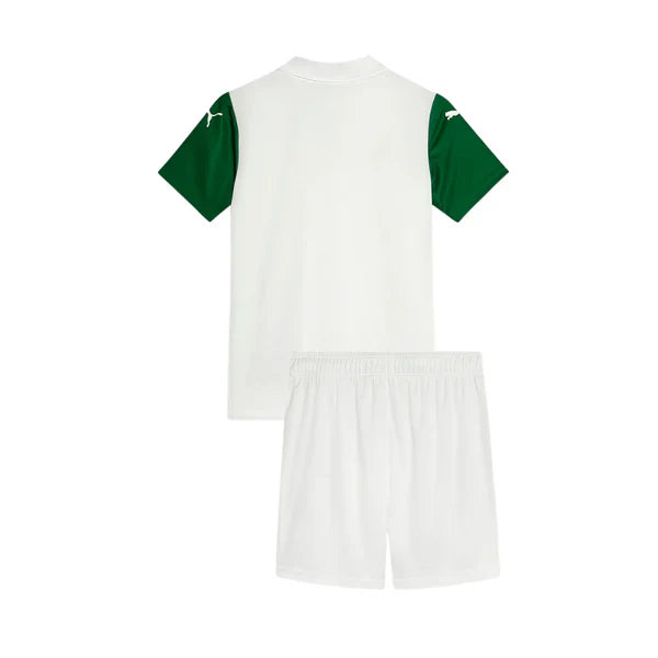 Conjunto Infantil Palmeiras Away 25/26 Puma - Branca - Rezenha 10 FC