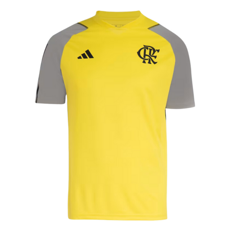 Camisa Flamengo Treino Adidas Masculina Torcedor 24/25 - Amarela - Rezenha 10 FC