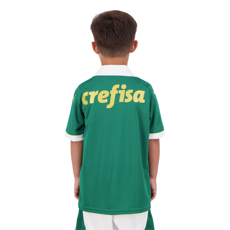Conjunto Infantil Palmeiras Home Puma 24/25 - Rezenha 10 FC