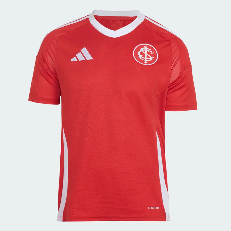 Camisa Internacional 25/26 Home Adidas Torcedor - Vermelha - Rezenha 10 FC