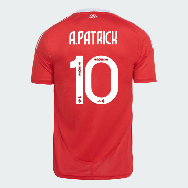 Camisa Internacional 25/26 Home Adidas Torcedor - A. Patrick Nº10 - Rezenha 10 FC