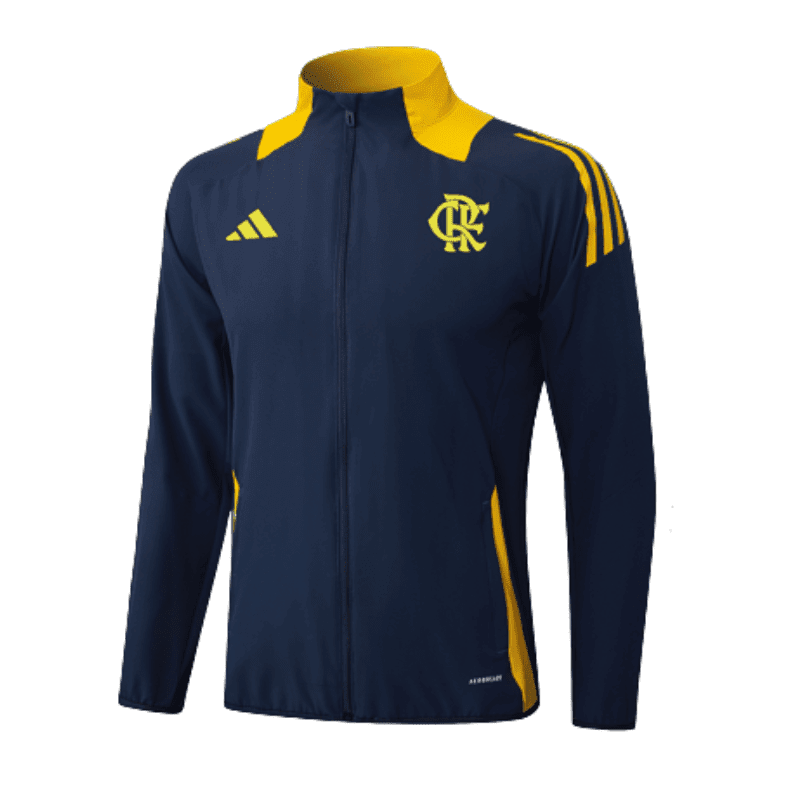 Jaqueta de Viagem Flamengo 25/26 - Amarelo e Azul - Rezenha 10 FC