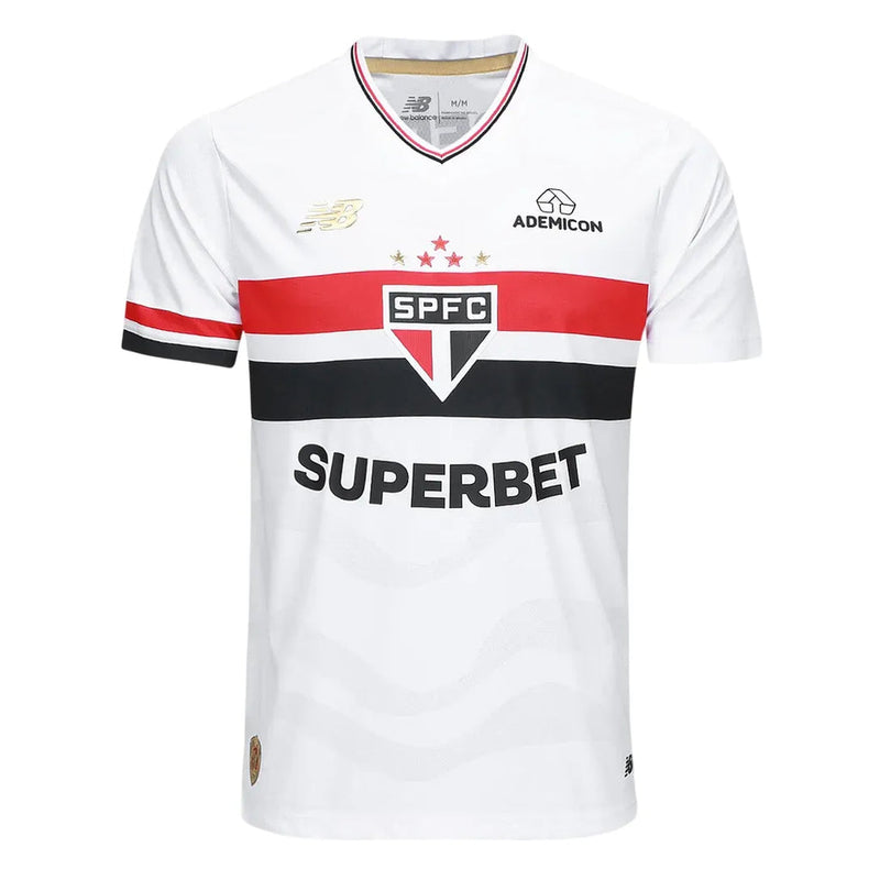 Camisa São Paulo Home Masculina 25/26 Versão Jogador New Balance - Rezenha 10 FC