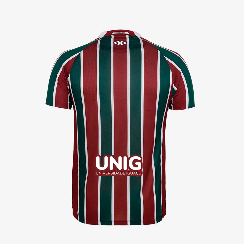 Camisa Fluminense 25/26 Home Umbro Torcedor Com Patrocínios - Vinho e Verde - Rezenha 10 FC