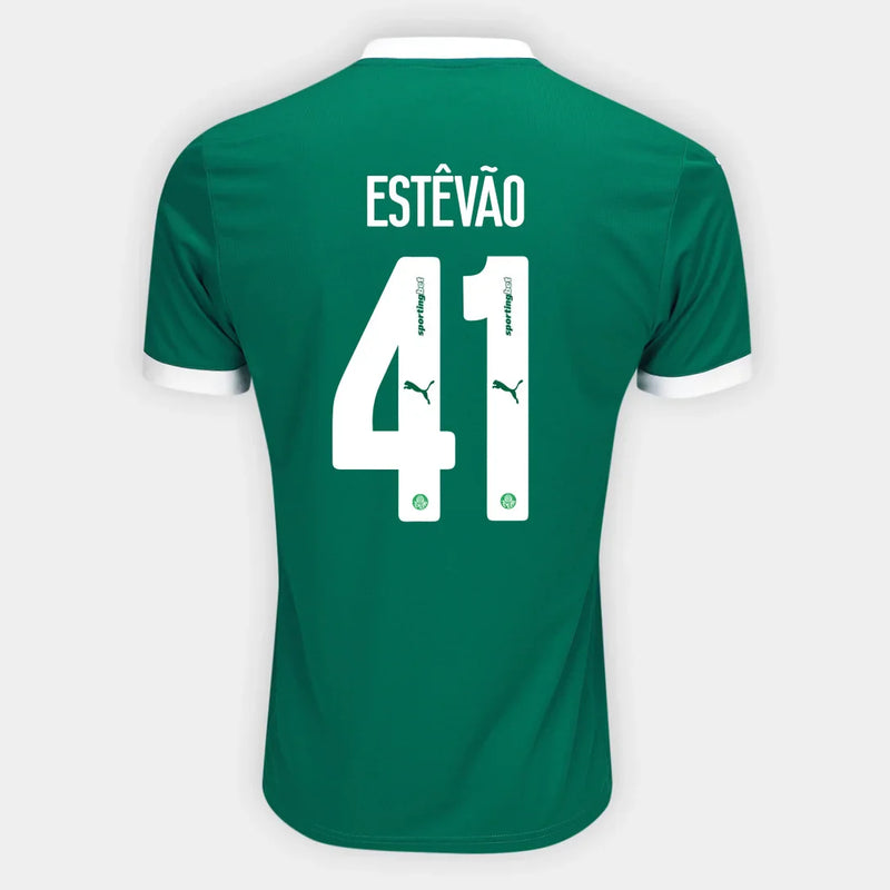 Camisa Palmeiras 25/26 Home Puma Torcedor - Estevão Nº41 - Rezenha 10 FC