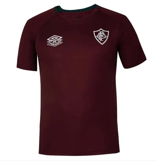 Camisa Fluminense Treino Umbro 2025 - Bordô - Rezenha 10 FC