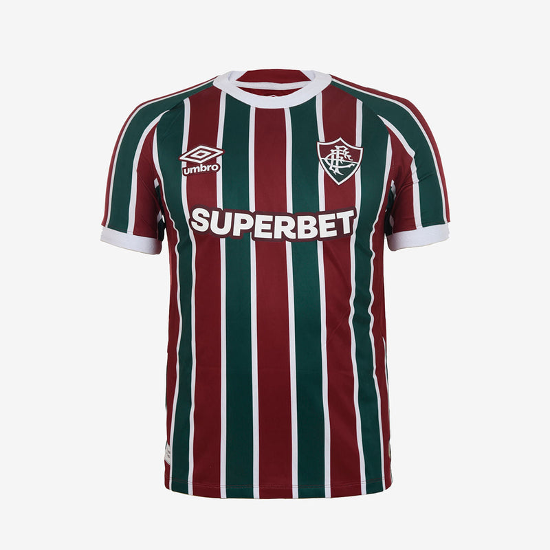 Camisa Fluminense 25/26 Home Umbro Jogador - Vinho e Verde - Rezenha 10 FC