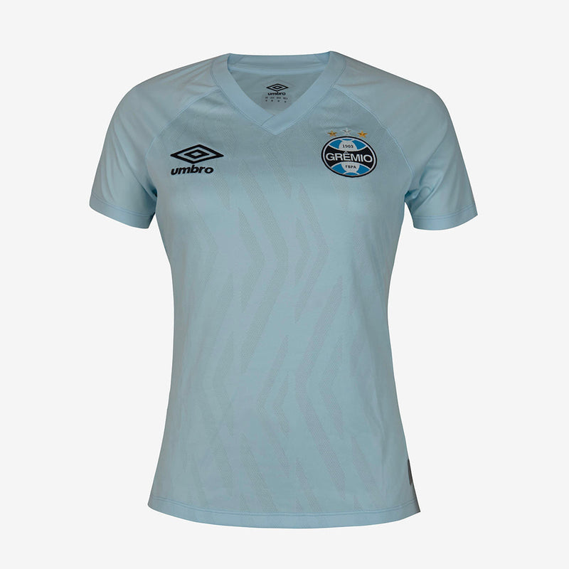 Camisa Feminina Grêmio 25/26 Away Umbro Torcedor - Azul - Rezenha 10 FC