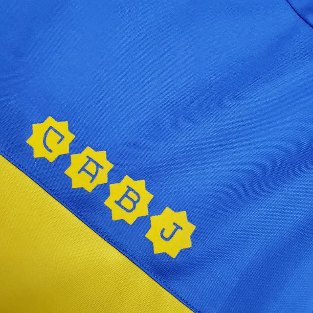 Camisa Boca Juniors Retrô 1981 Azul e Amarela - Adidas - Rezenha 10 FC