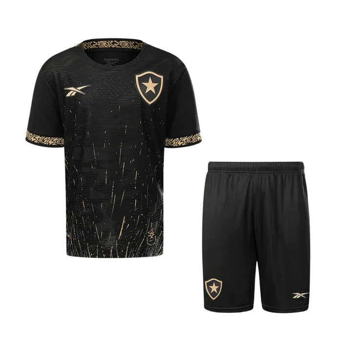 Conjunto Infantil Botafogo Away 24/25 Reebok Torcedor - Rezenha 10 FC