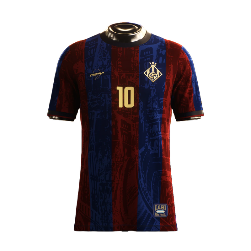 Camisa Barcelona Edição "La Pulga 10" - Rezenha 10 FC