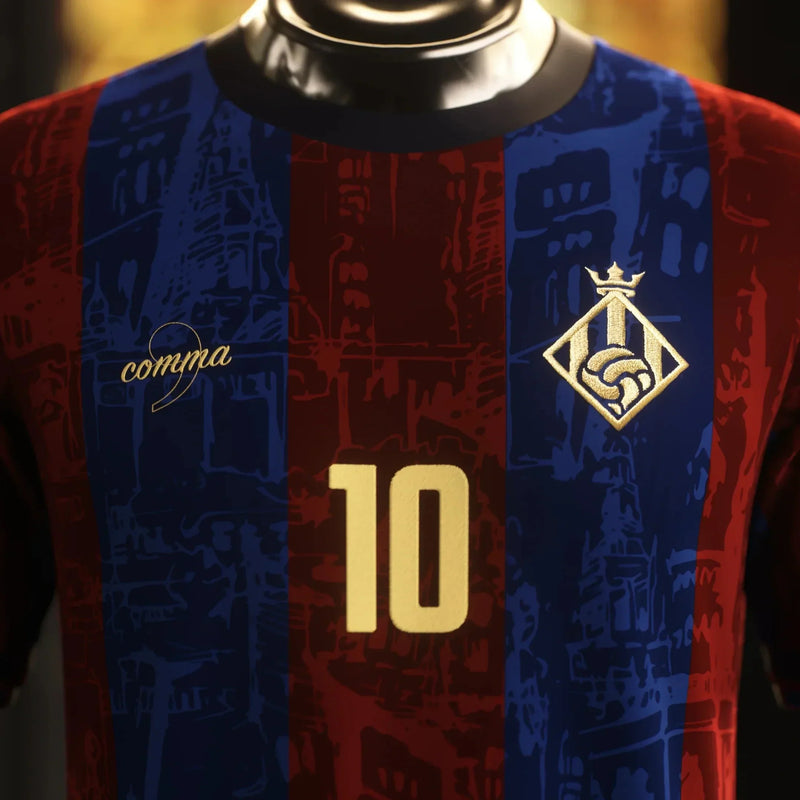 Camisa Barcelona Edição "La Pulga 10" - Rezenha 10 FC