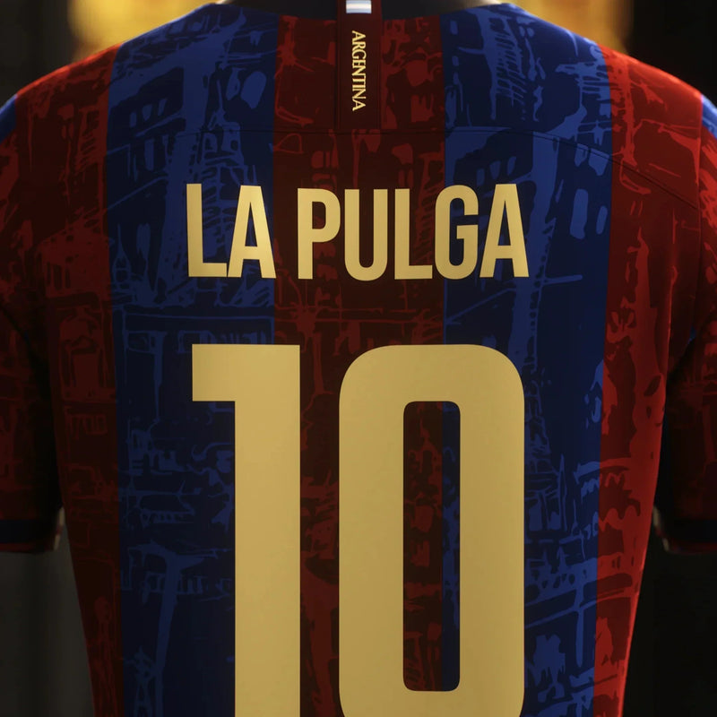 Camisa Barcelona Edição "La Pulga 10" - Rezenha 10 FC