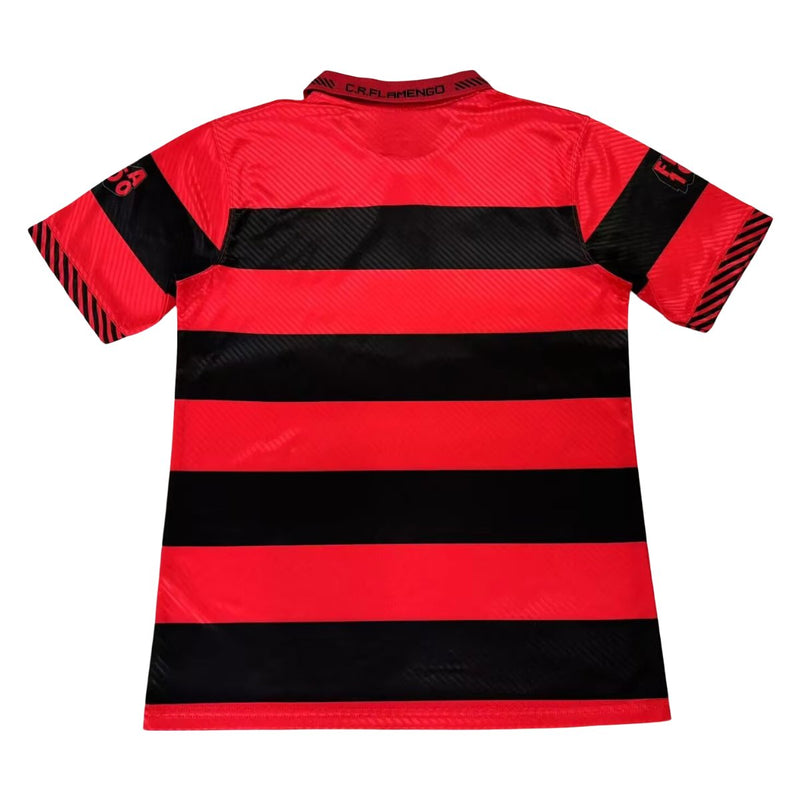 Camisa Flamengo Vermelha Retrô 1995 Fla 100 Masculina - Edição Especial - Rezenha 10 FC
