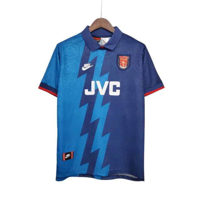 Camisa Retrô Arsenal Away 95/96 Torcedor Nike Masculina - Azul Marinho - Rezenha 10 FC
