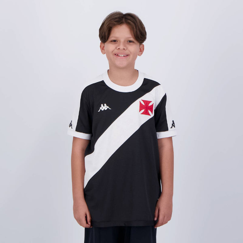Conjunto Infantil Vasco Home Kappa Torcedor 24/25 - Rezenha 10 FC